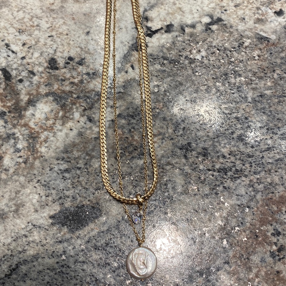 Park Lane double chain necklace